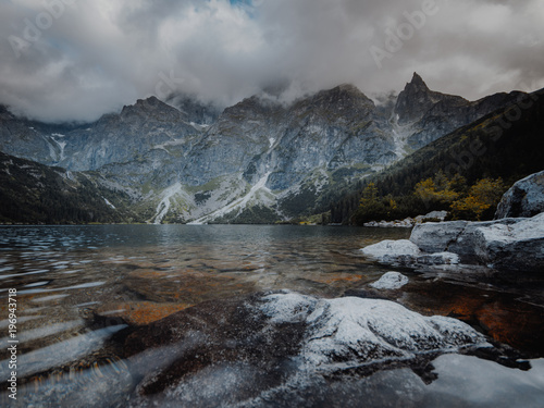 Morskie Oko Lake in Tatra Mountains in Poland