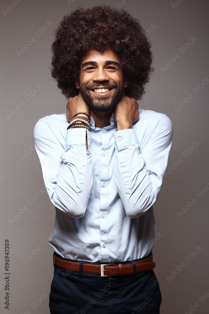 Afro man