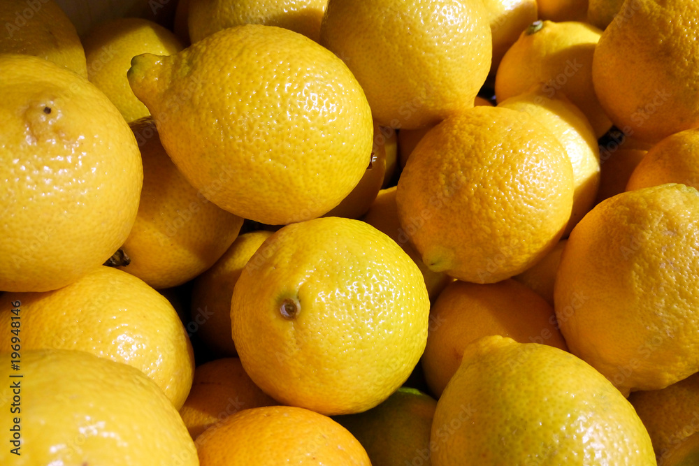 fresh Yellow Lemons background fresh Yellow Lemons background
