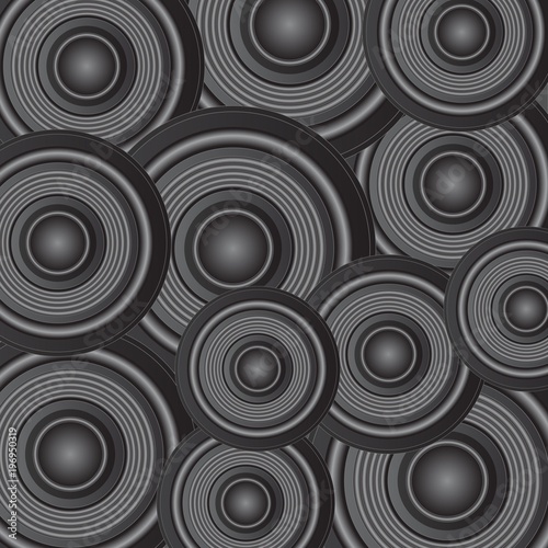 background with speakers