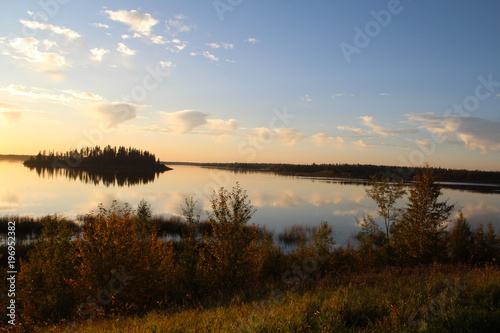 Evening On Astotin Lake  Elk Island National Park  Alberta