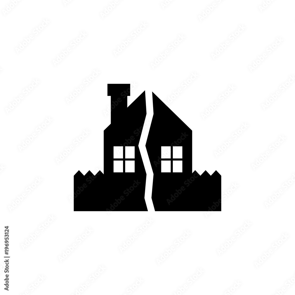 house division icon. Element of wedding and divorce elements illustration. Premium quality graphic design icon. Signs and symbols collection icon for websites, web design