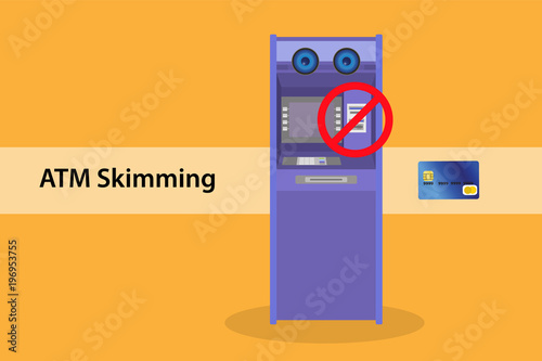 atm skimming stealling data from automated vending machine money