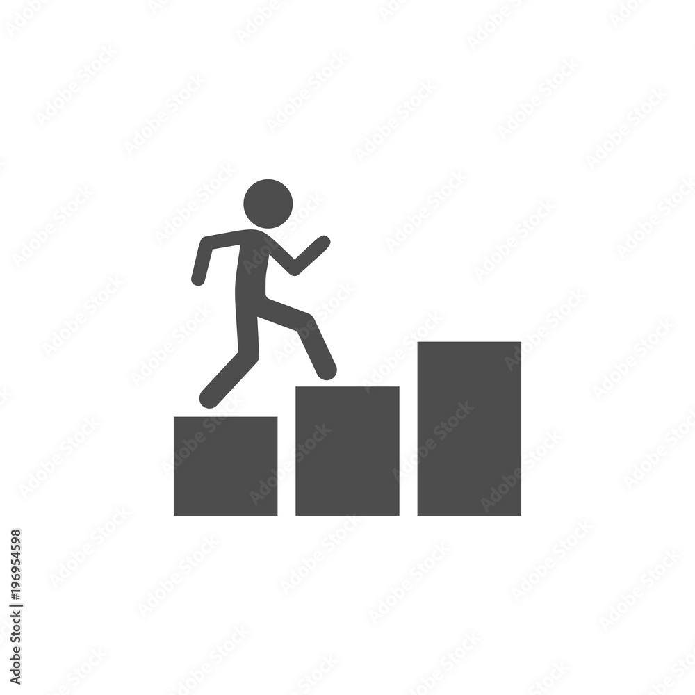 climbs the ladder chart icon. Element of leader elements illustration. Premium quality graphic design icon. Signs and symbols collection icon for websites, web design, mobile app climbs the ladder chart icon. Element of leader elements illustration. Premium quality graphic design icon. Signs and symbols collection icon for websites, web design, mobile app