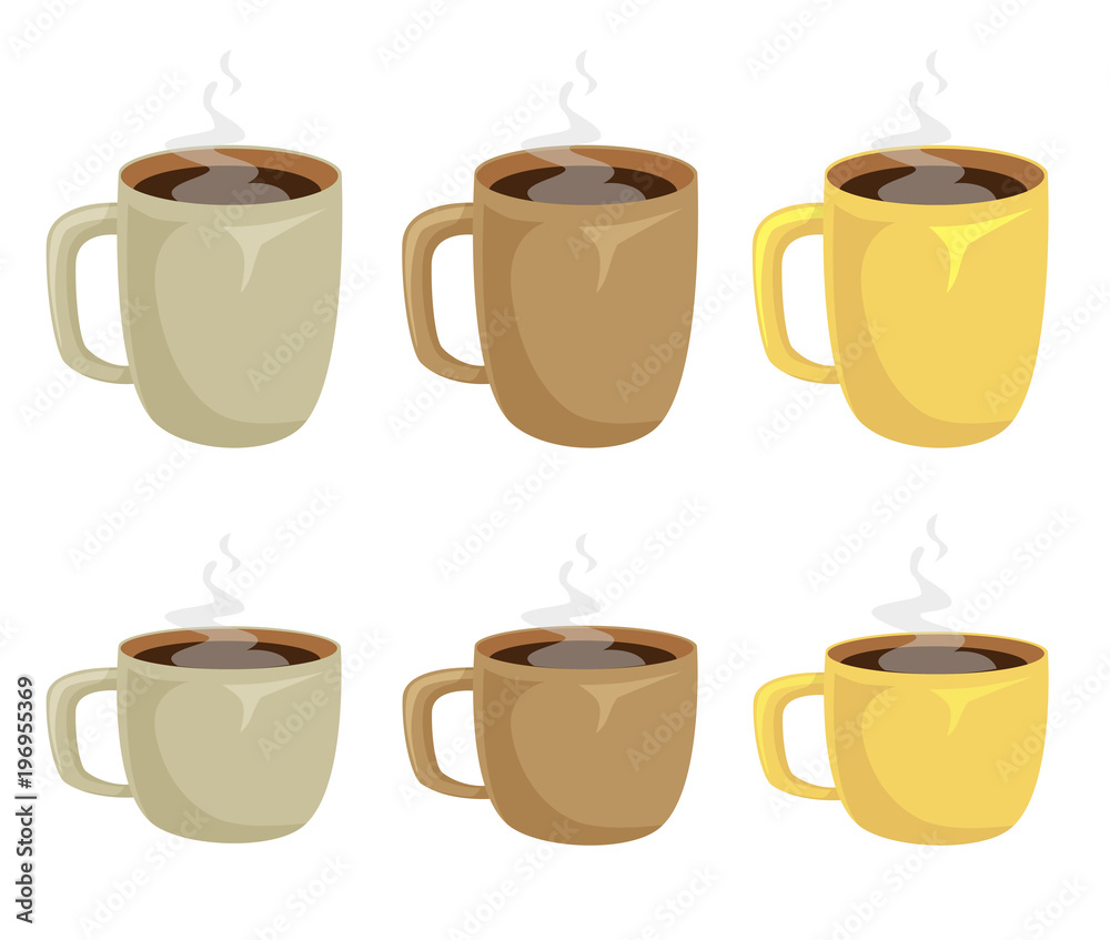 Obraz premium cup of coffee set