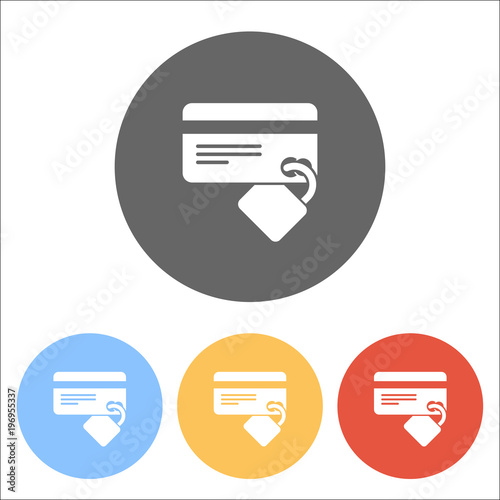 Free Download credit card security. simple silhouette. Set of white icons on c - GFXLoad