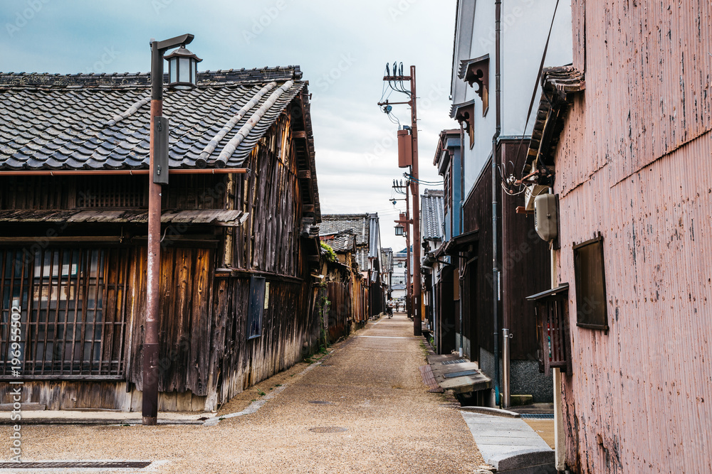 Japanese old traditional town Imaicho in Nara, Japan