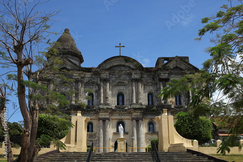 Obraz na płótnie Sankt Martin Tours Kirche in Taal, Provinz Batangas, Philippinen w salonie