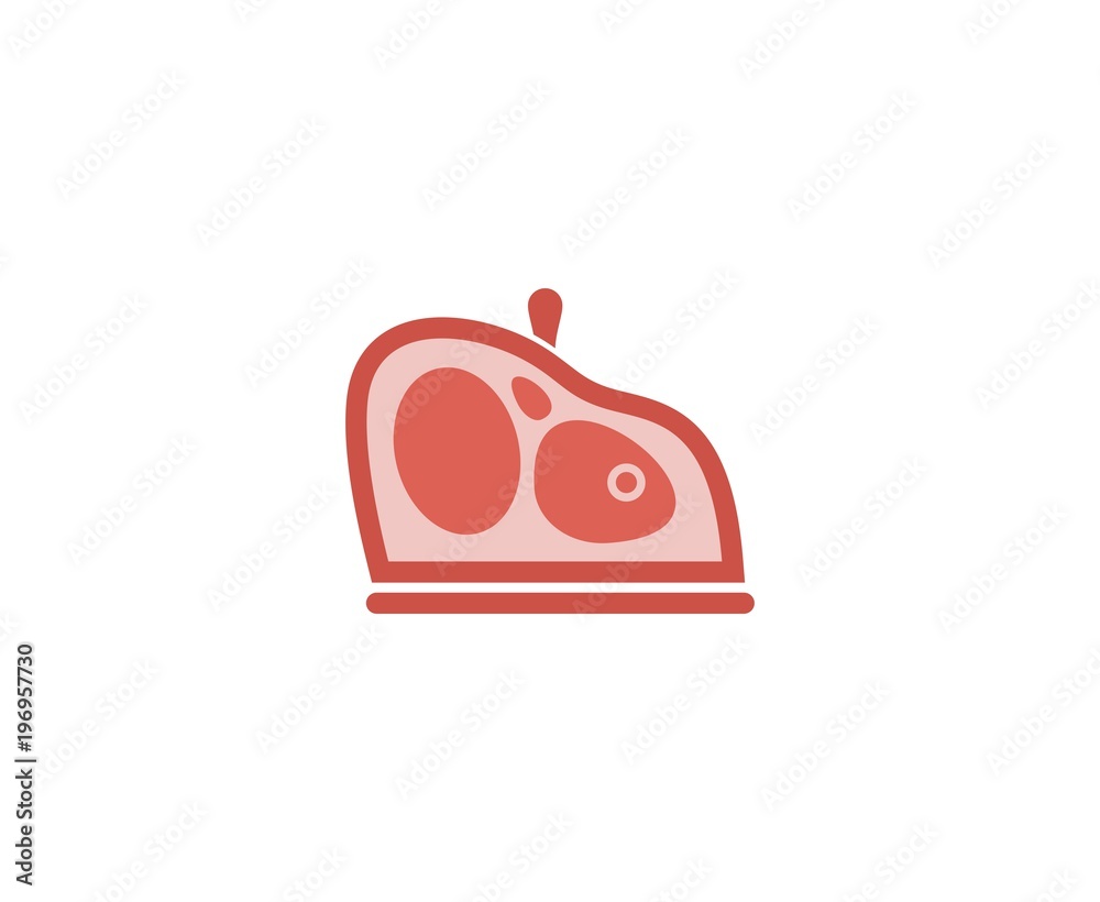 Obraz premium Meat logo