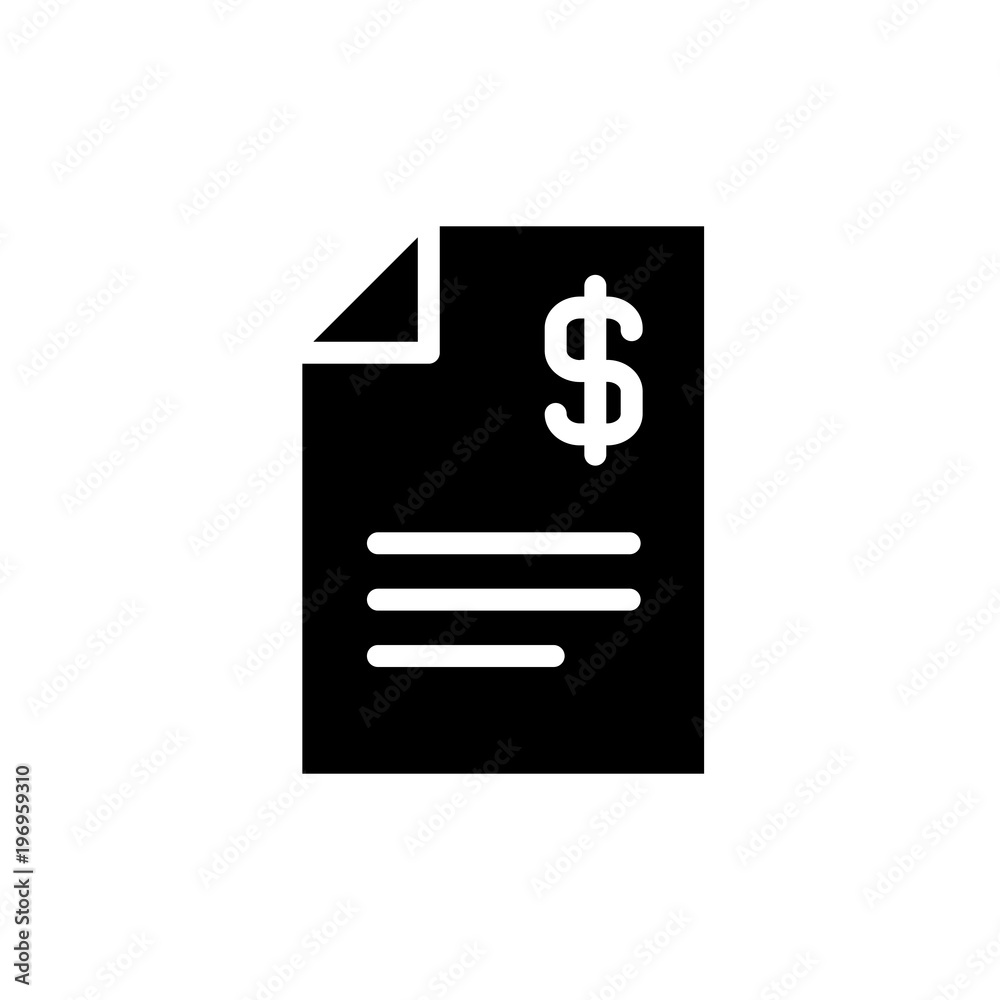 invoice filled vector icon. Modern simple isolated sign. Pixel perfect vector illustration for logo, website, mobile app and other designs invoice filled vector icon. Modern simple isolated sign. Pixel perfect vector illustration for logo, website, mobile app and other designs