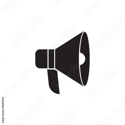 megaphone, loudspeakers filled vector icon. Modern simple isolated sign. Pixel perfect vector  illustration for logo, website, mobile app and other designs