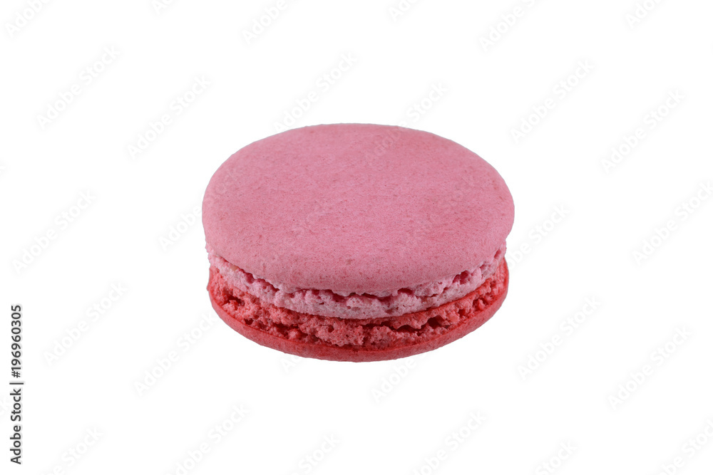Sweet and colourful french macaroons or macaron, Dessert isolated on white background Sweet and colourful french macaroons or macaron, Dessert isolated on white background