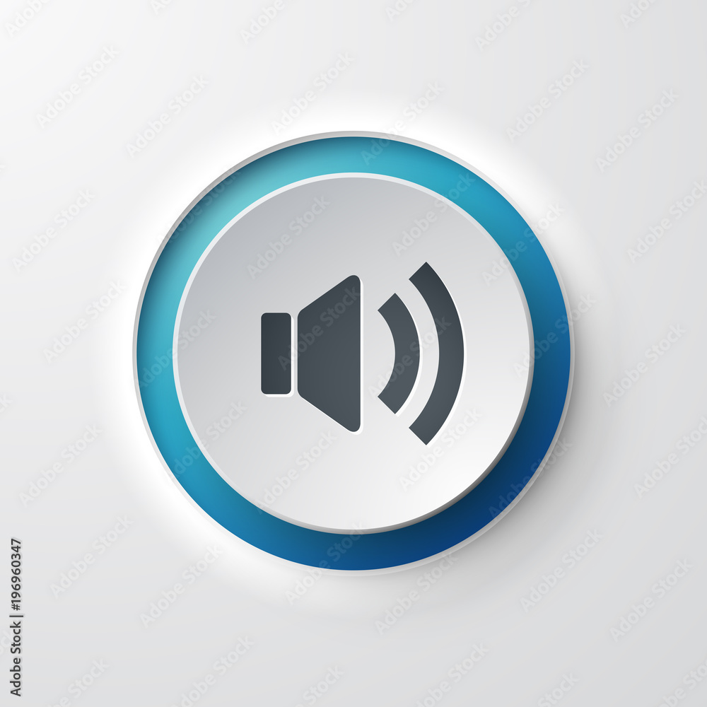icône bouton Musique Volume