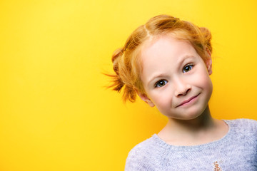 portrait of cute girl