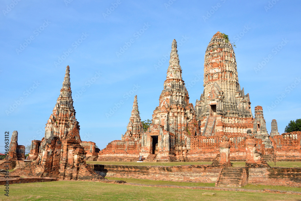 Wat Chaiwatthanaram in Ayutthaya,Thailand Wat Chaiwatthanaram in Ayutthaya,Thailand
