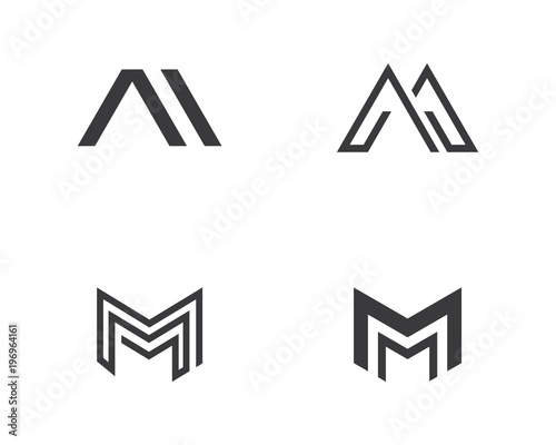 M Letter Logo Business