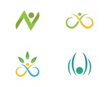 Healthy Life Logo template