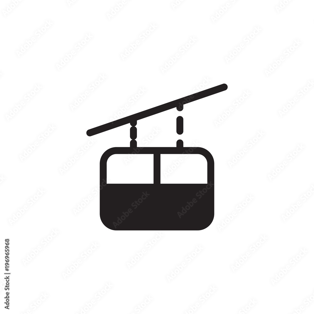 cable car, sky train filled vector icon. Modern simple isolated sign. Pixel perfect vector illustration for logo, website, mobile app and other designs cable car, sky train filled vector icon. Modern simple isolated sign. Pixel perfect vector illustration for logo, website, mobile app and other designs