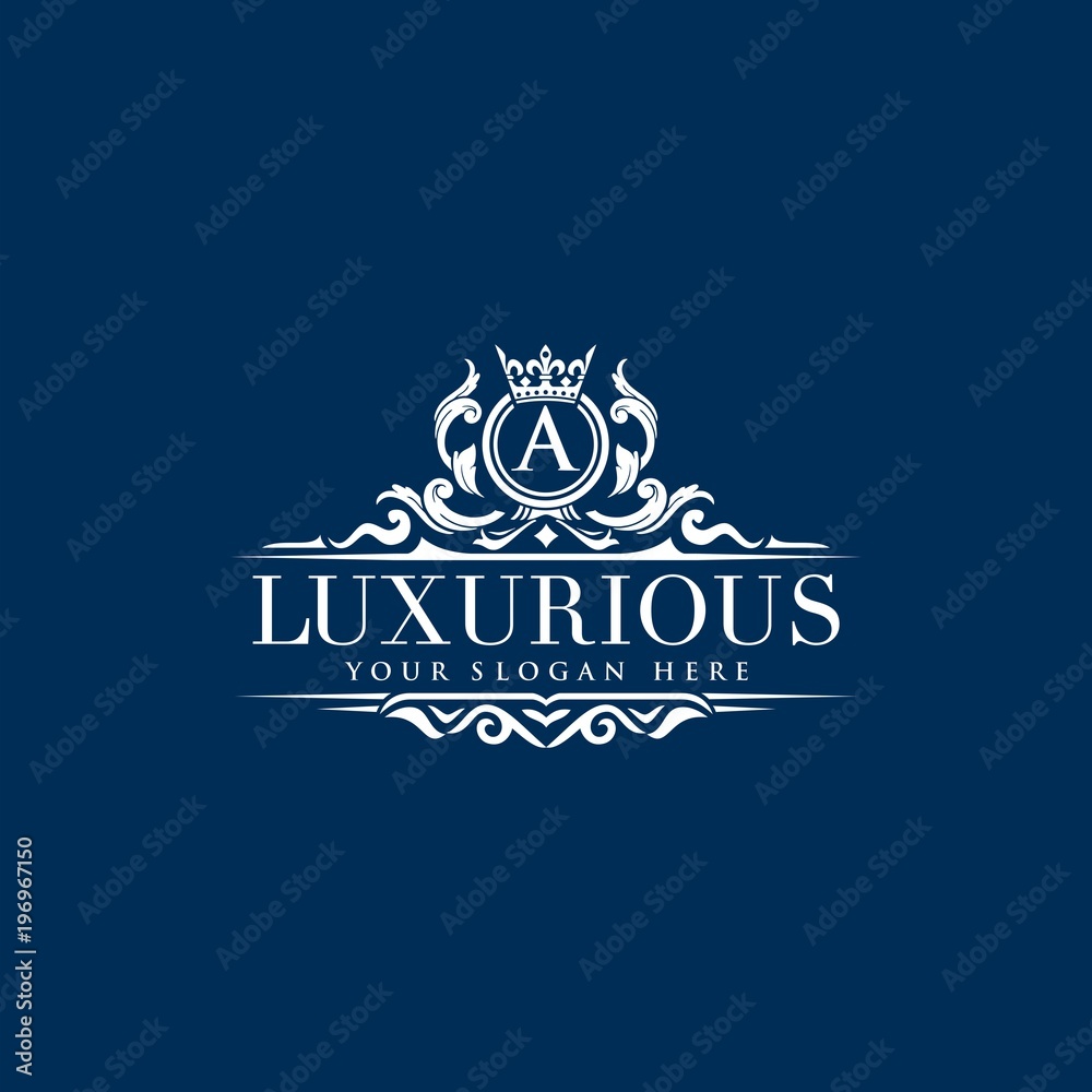 sophisticated luxury logo latter