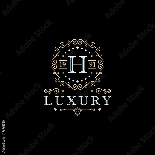 Crests logo,Hotel logo, luxury letter monogram vector logo design, Fashion brand identity,Vector logo template