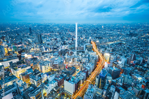 Photography Asia business concept for real estate and corporate construction - panoramic mod