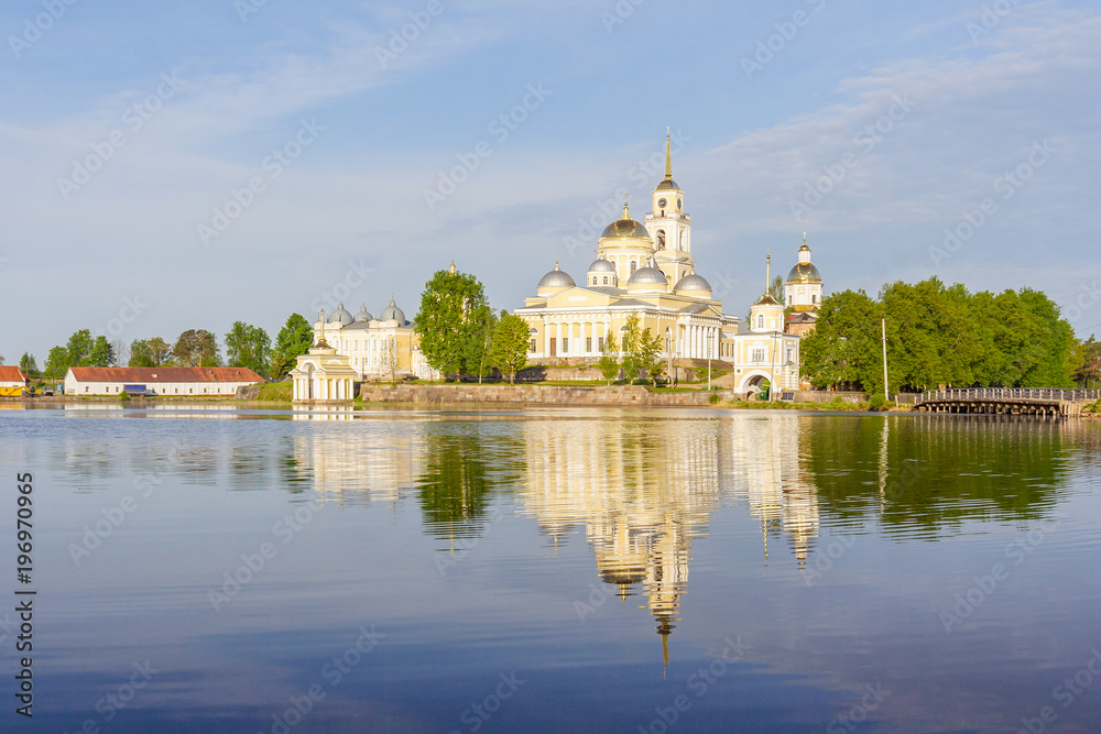 The Cathedral of the Epiphany in the Nilo-Stolobensky Desert on Lake Seliger