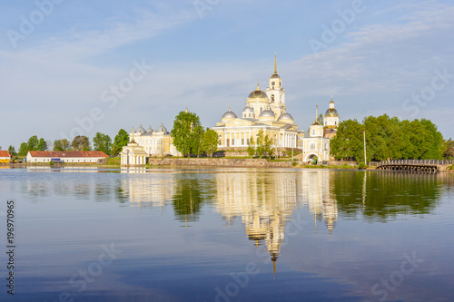 The Cathedral of the Epiphany in the Nilo-Stolobensky Desert on Lake Seliger photo
