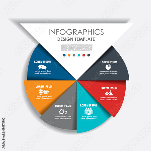 Infographic template. Vector illustration. Can be used for workflow layout, diagram, business step options, banner.