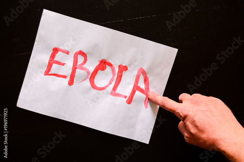 Word Ebola Text photo