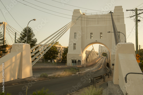 Walter Taylor Bridge also known as Indooroopilly Bridge in Brisbane, Queensland. photo