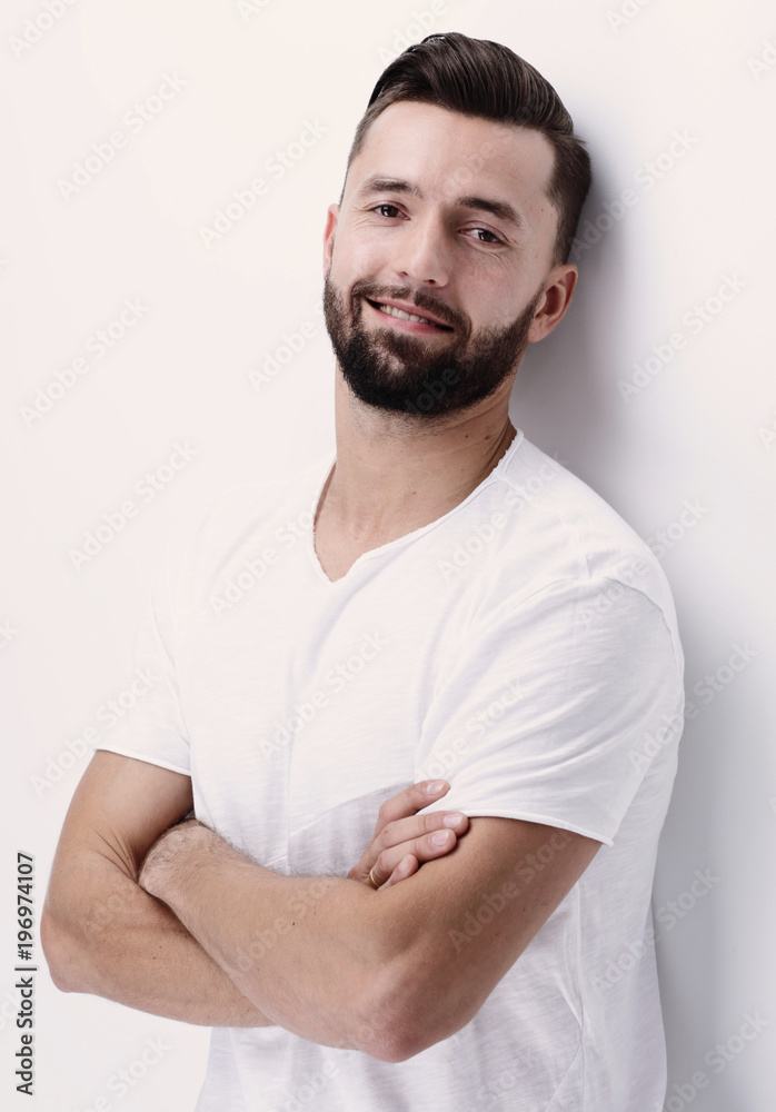 closeup.smiling young man .