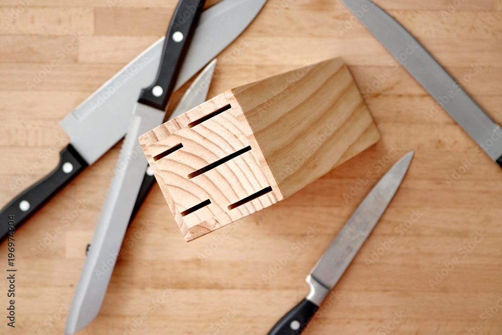 Wooden Block Knife