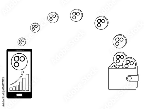 transfer omisego coins from phone to wallet
