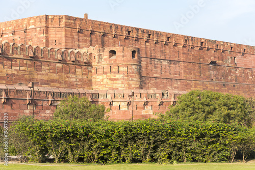 Red Agra Fort in Agra  India