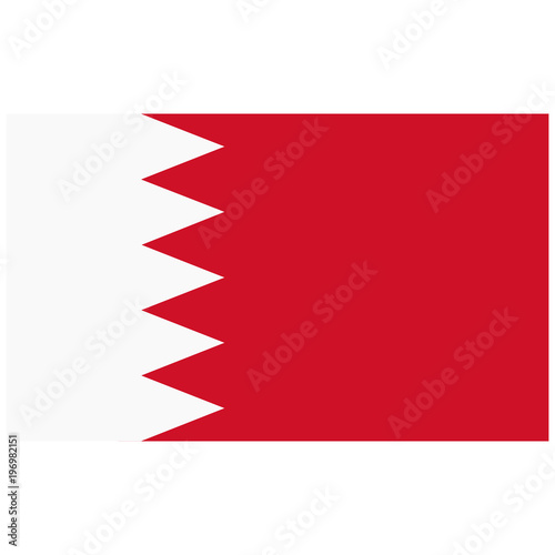 Bahrain flag vector