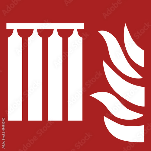 Fire extinguisher sign