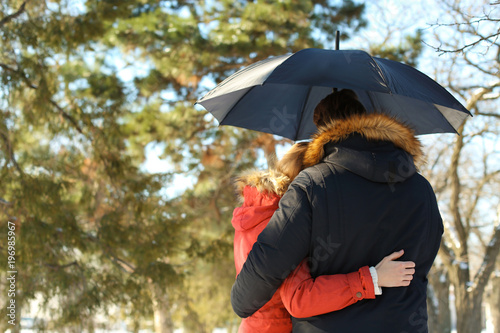 Young romantic couple with ...