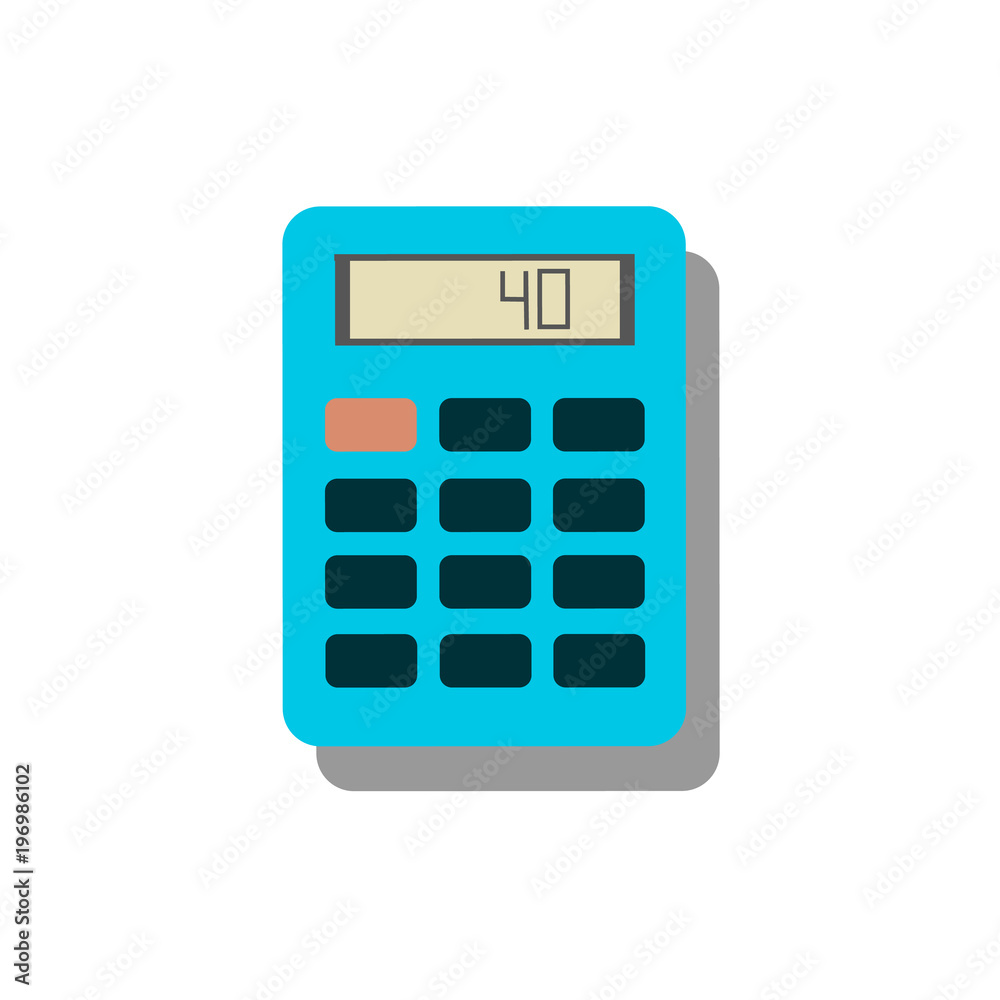 Calculator icon vector. Savings, finances sign isolated on white, economy concept, Trendy Flat style for graphic design, Web site, UI. EPS10 Calculator icon vector. Savings, finances sign isolated on white, economy concept, Trendy Flat style for graphic design, Web site, UI. EPS10