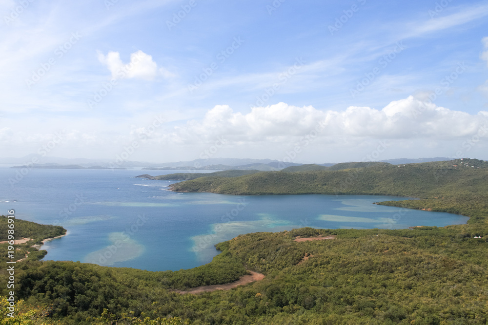 Bucht auf Martinique in der Karibik