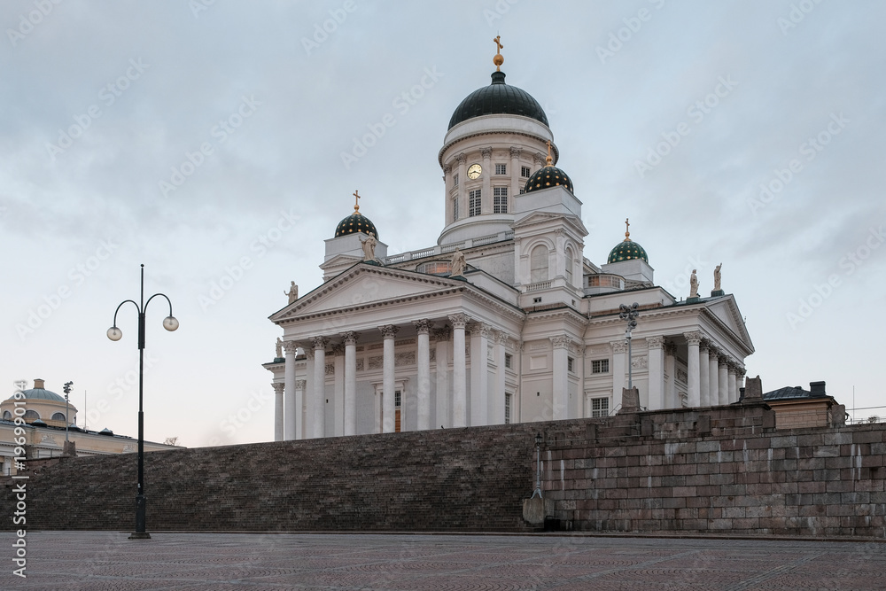 Helsinki, Finland, Helsinki Cathedral in the early morning