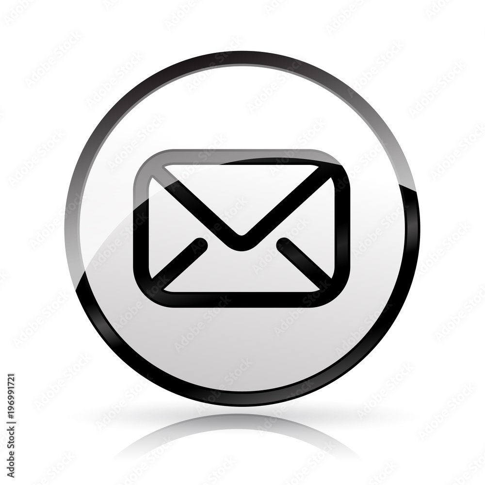 envelope icon on white background envelope icon on white background