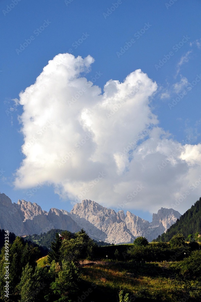 Fototapeta premium Wandern im Grödnertal