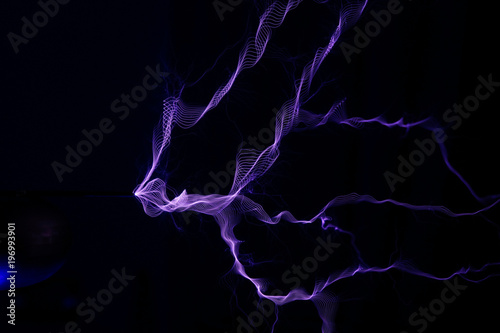Electrostatic Discharge of Tesla Coil