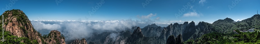 Yellow Mountains in China