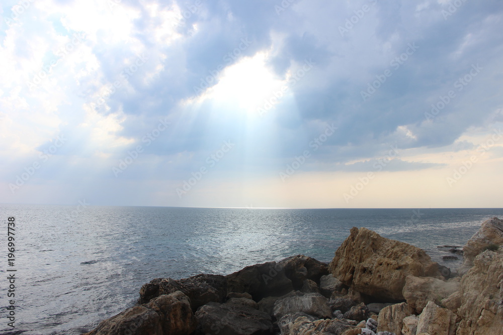 Godrays on a sea