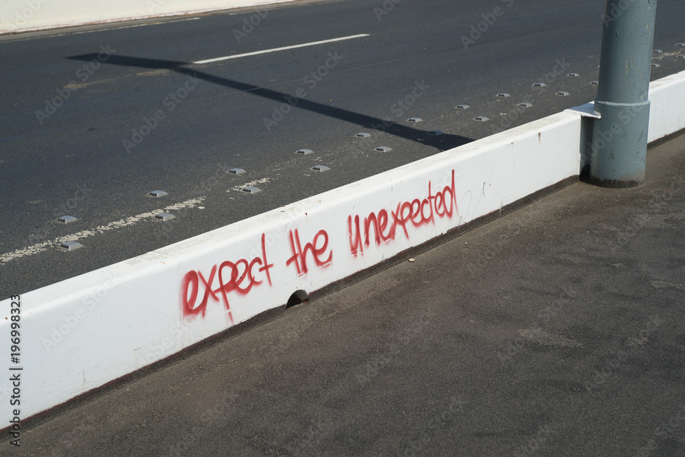 Obraz premium Expect the unexpected
