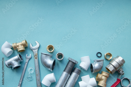Various plumbers tools