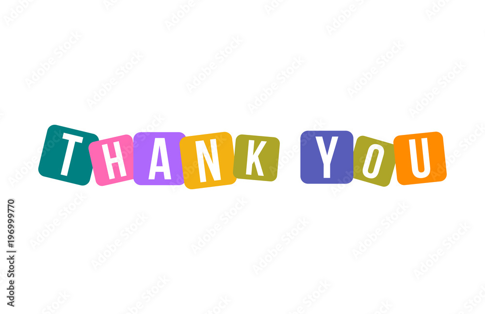 Thank You Vector Flat Illustration Thank You Vector Flat Illustration