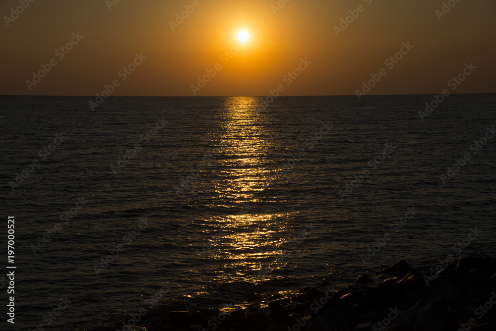 Fototapeta premium Sunset on the Black sea