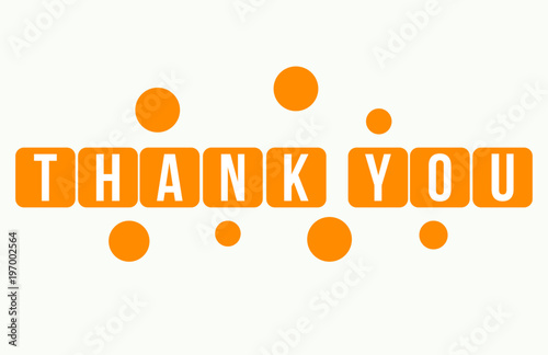 Thank You Vector Flat Illustration
